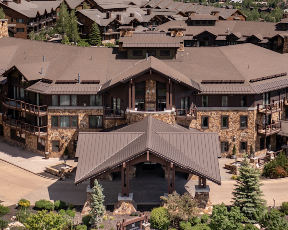 Aerial view of the Waldorf Astoria Park City.
