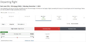 Red Lake To Winnipeg Award 15k