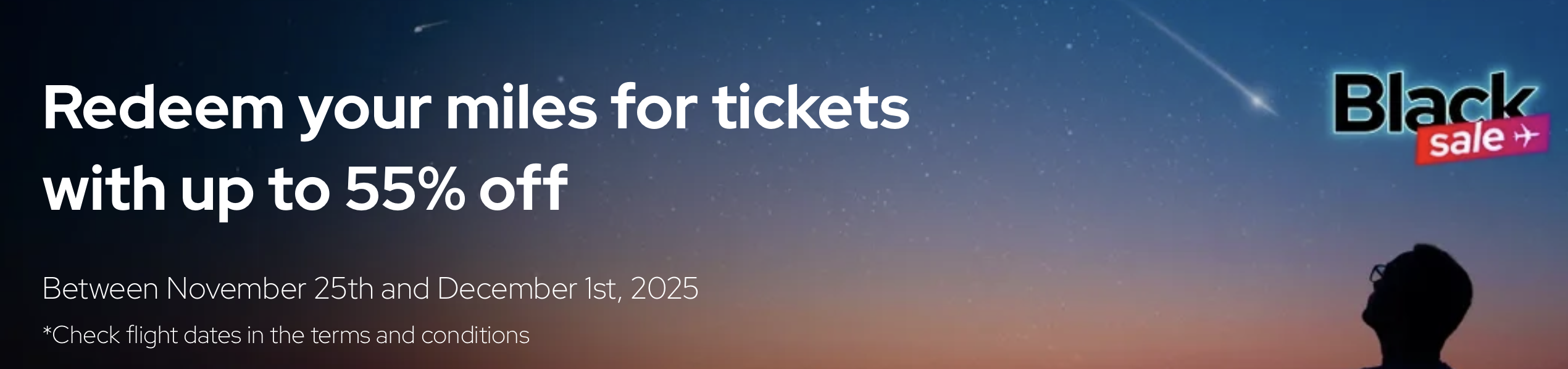 LifeMile Black Friday Award Sale