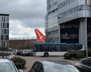 Airport shuttle bus for Marriott's Corendon Amsterdam Schiphol Airport