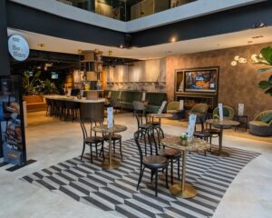 Location of the Marriott elite happy hour at Corendon Amsterdam Schiphol Airport