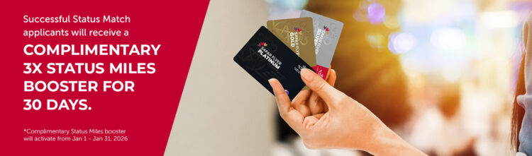 Royal Air Maroc status booster promo.