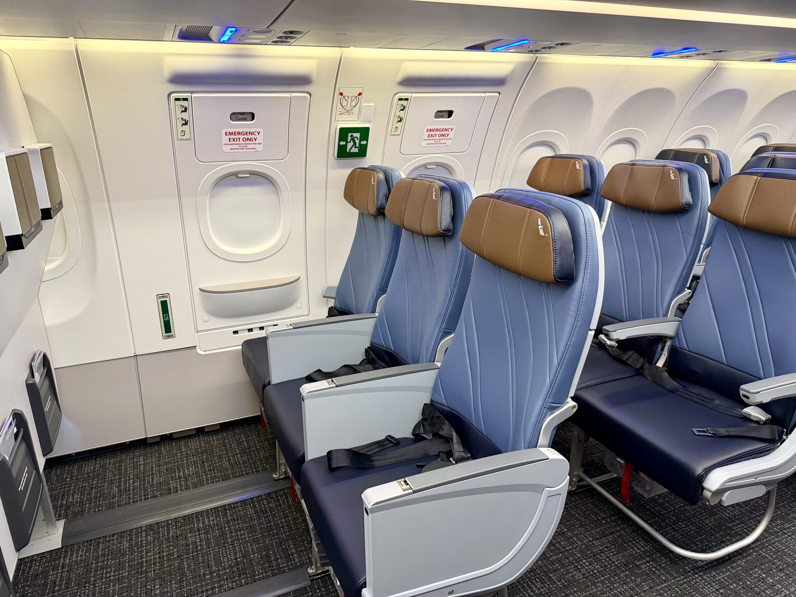 American Airlines A321XLR exit row