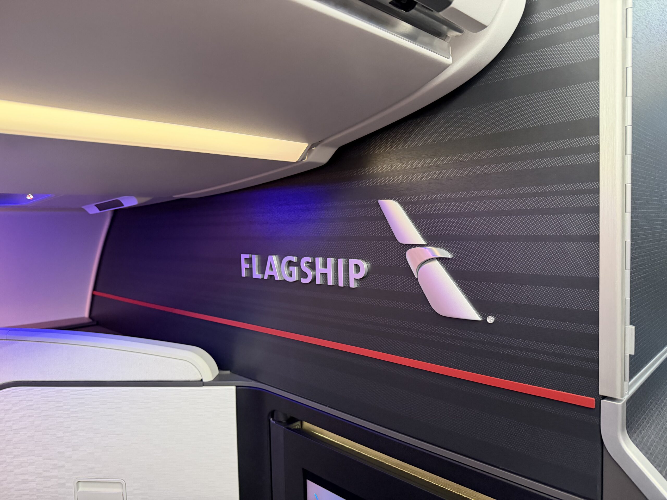 American Airlines A321XLR Flagship Suite branding