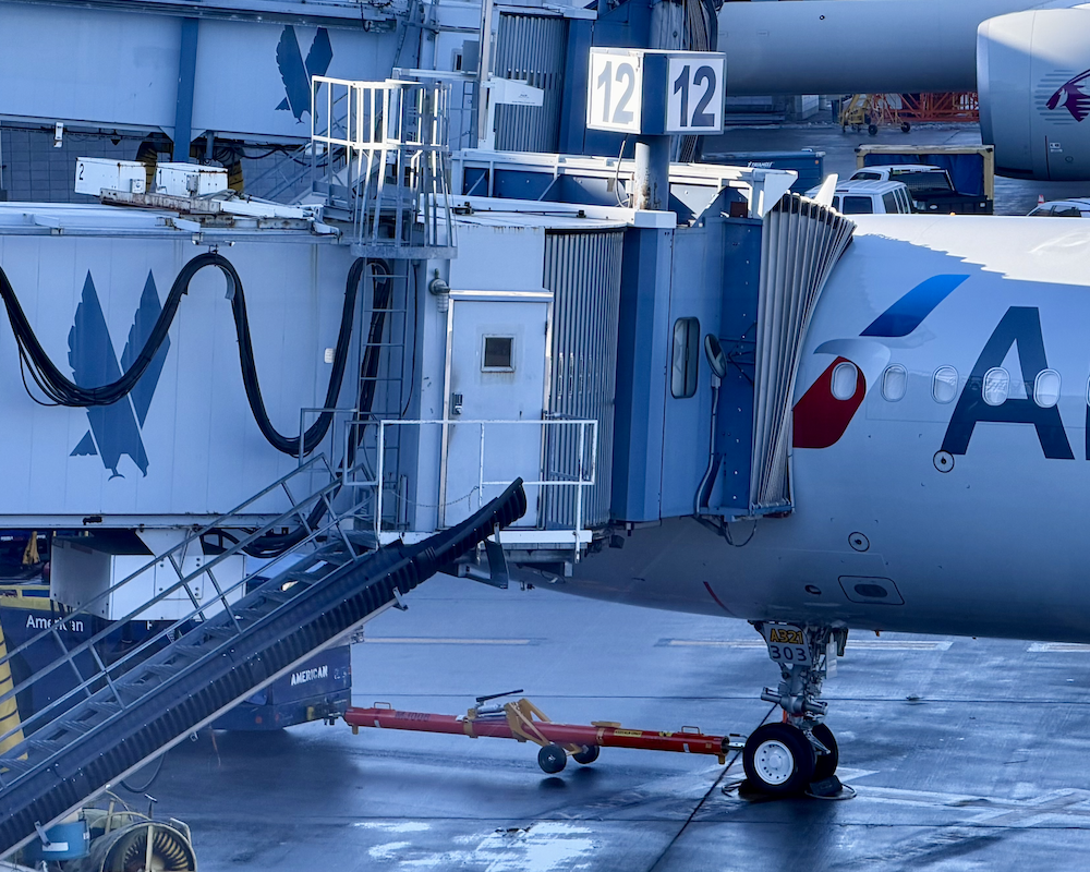 American Airlines A321XLR at a gate at JFK