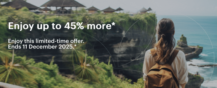 Qatar Airways buy Avios promo banner.