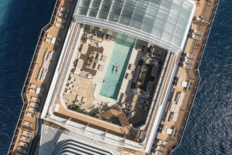 Conservatory Pool View of Explora Journeys