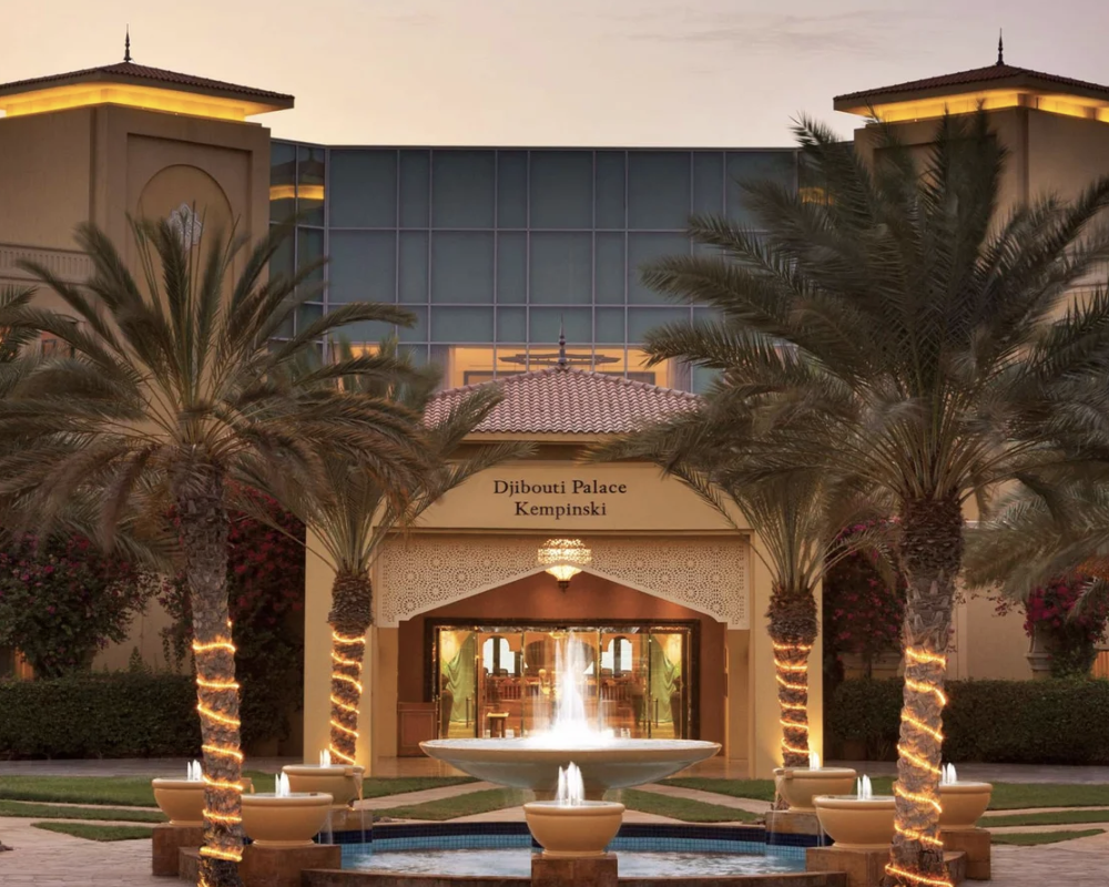 Exterior of the Djibouti Palace Kempinski