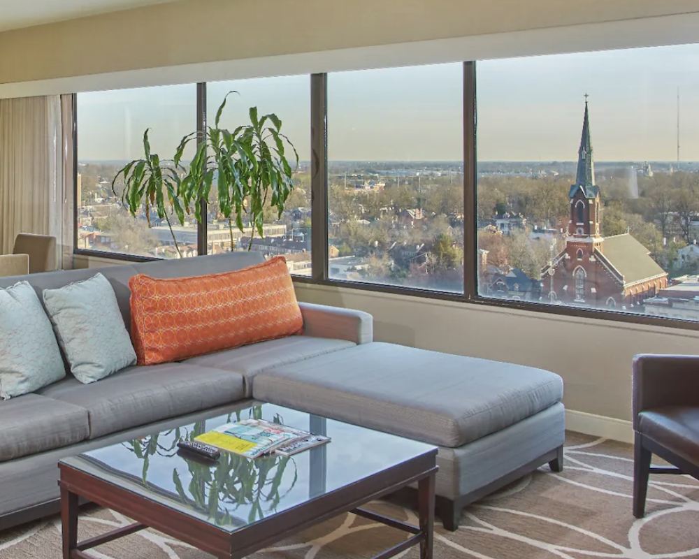 Suite at the Hyatt Regency Lexington.