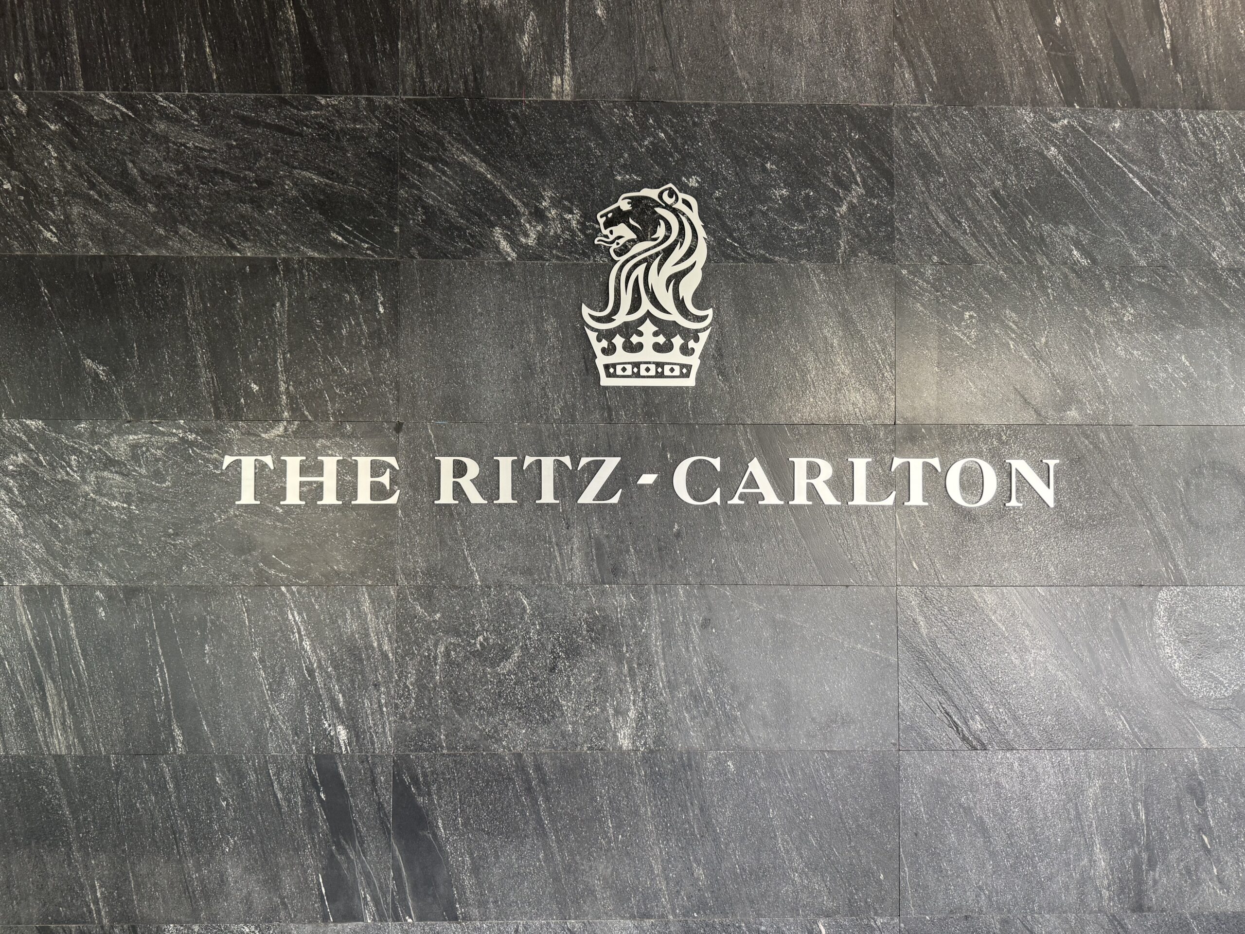 Sign outside the Ritz-Carlton Mexico City.