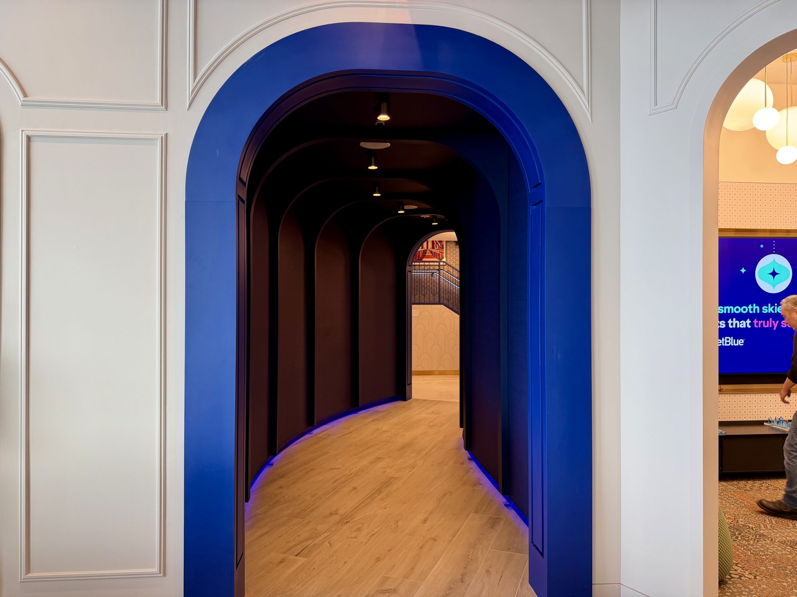 JFK BlueHouse lounge walkway