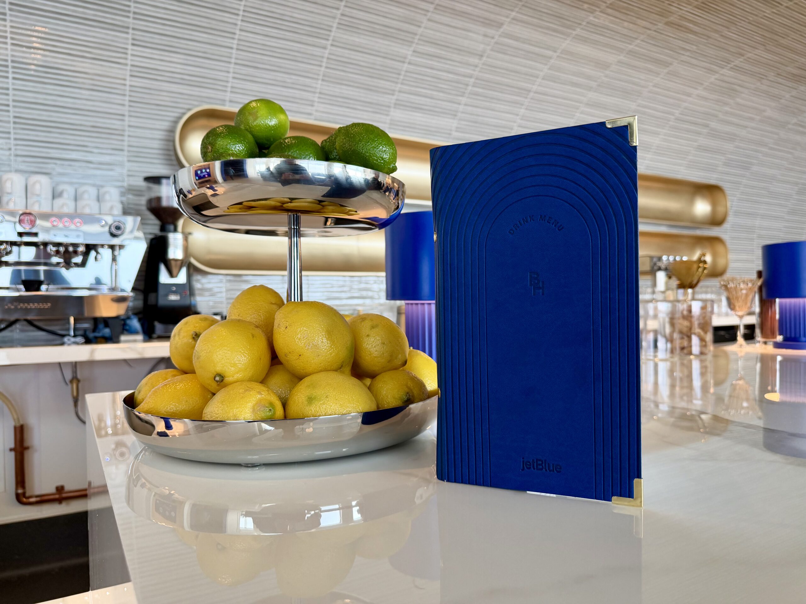 JFK BlueHouse lounge bar menu