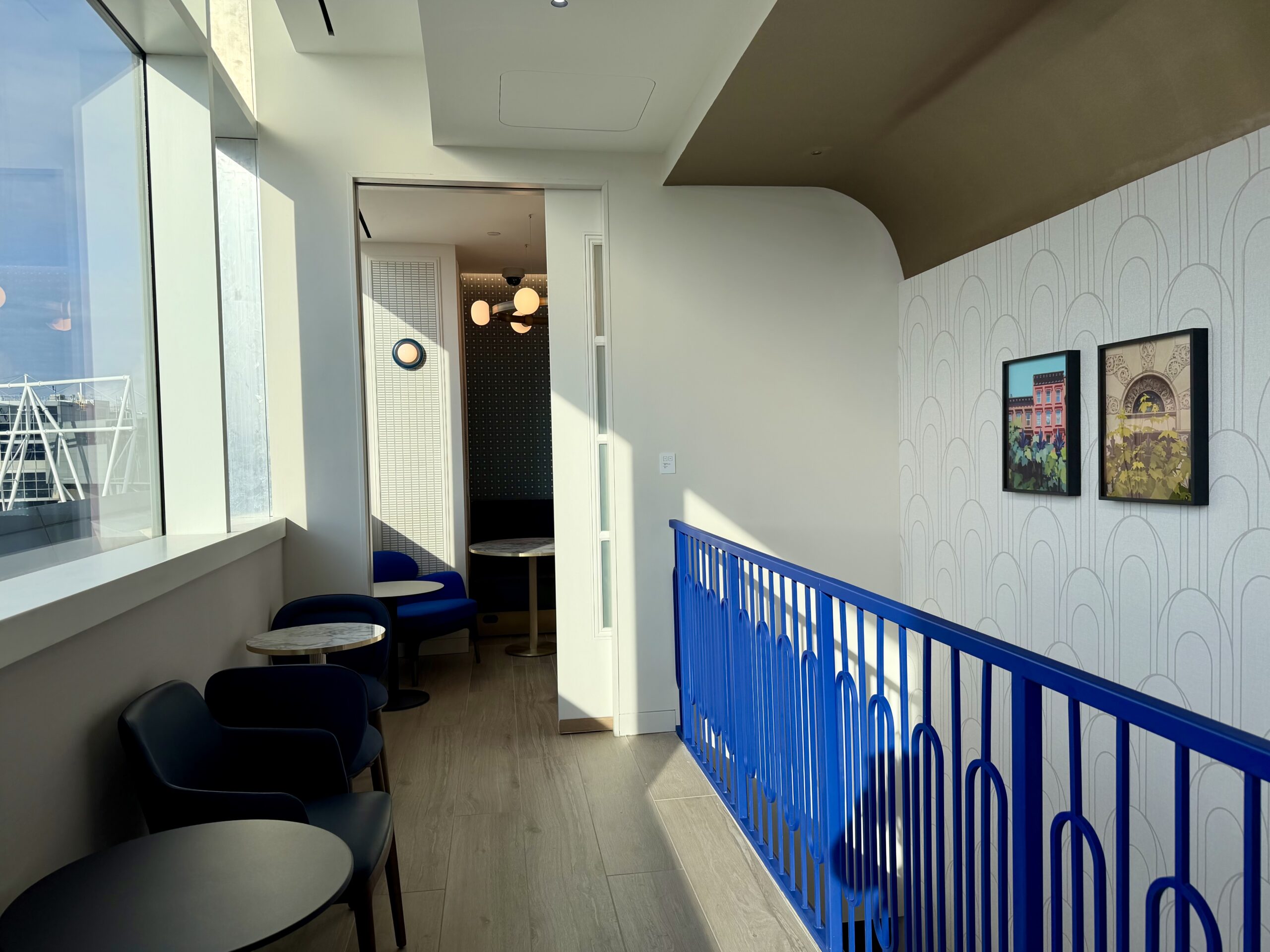 JFK BlueHouse lounge upstairs seating