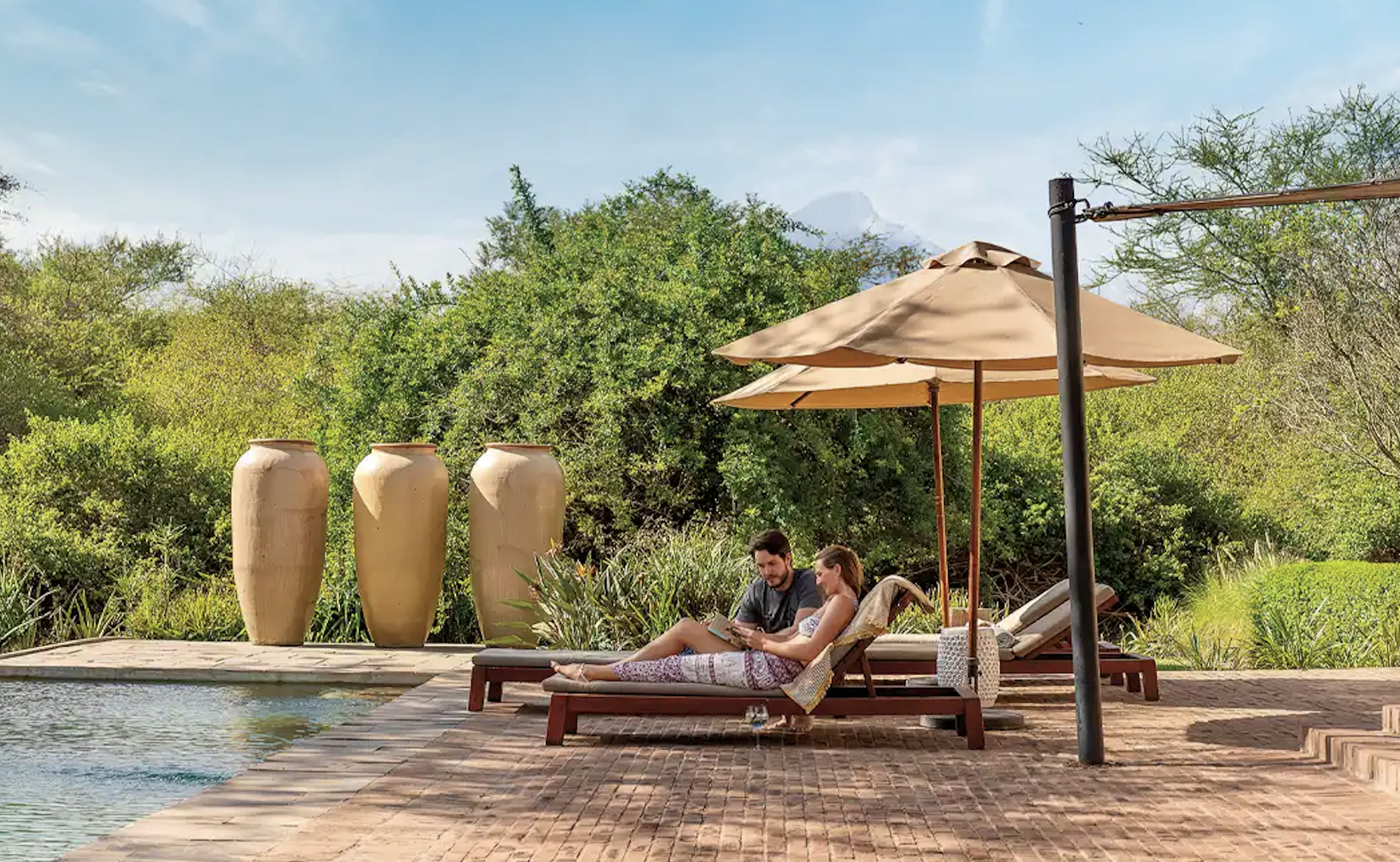 Pool at the Siringit Villa, Arusha, Tanzania