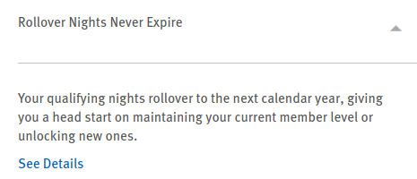 Wyndham rollover nights at all status levels