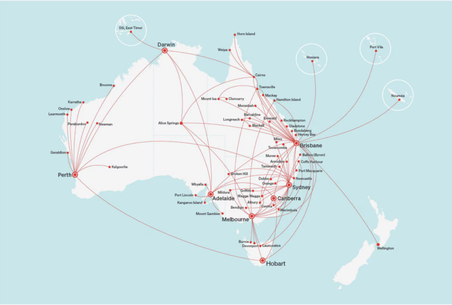 QantasLink Flights. Screenshot of Qantas.