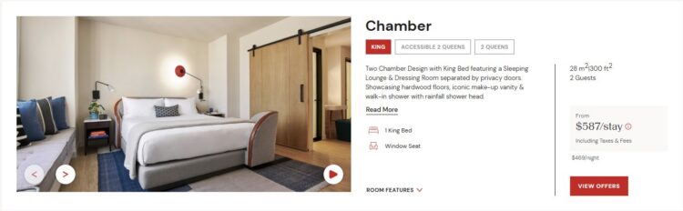 Virgin Hotels Nashville Booking Example