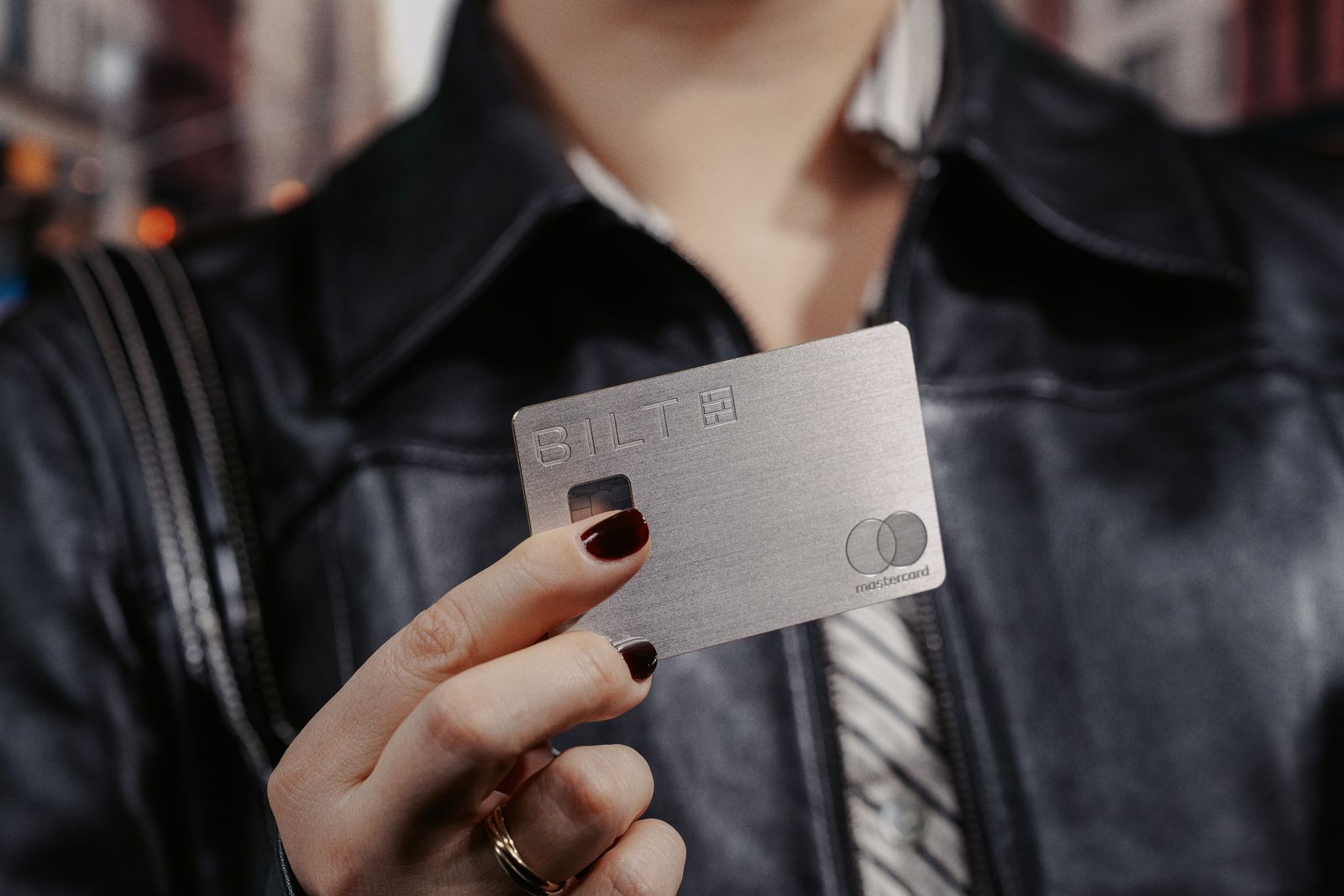 Bilt Palladium Card lifestyle photo.