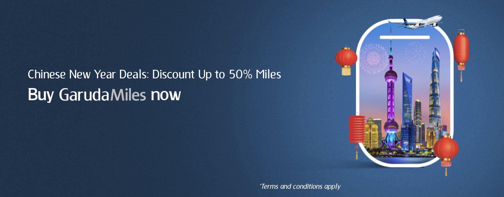 Garuda Indonesia buy miles promo banner.