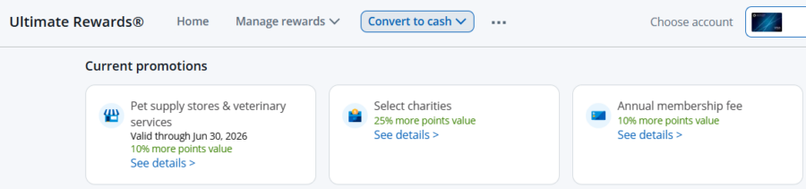 Chase Pay Yourself Back categories and details for Chase Sapphire Preferred Q2 2026