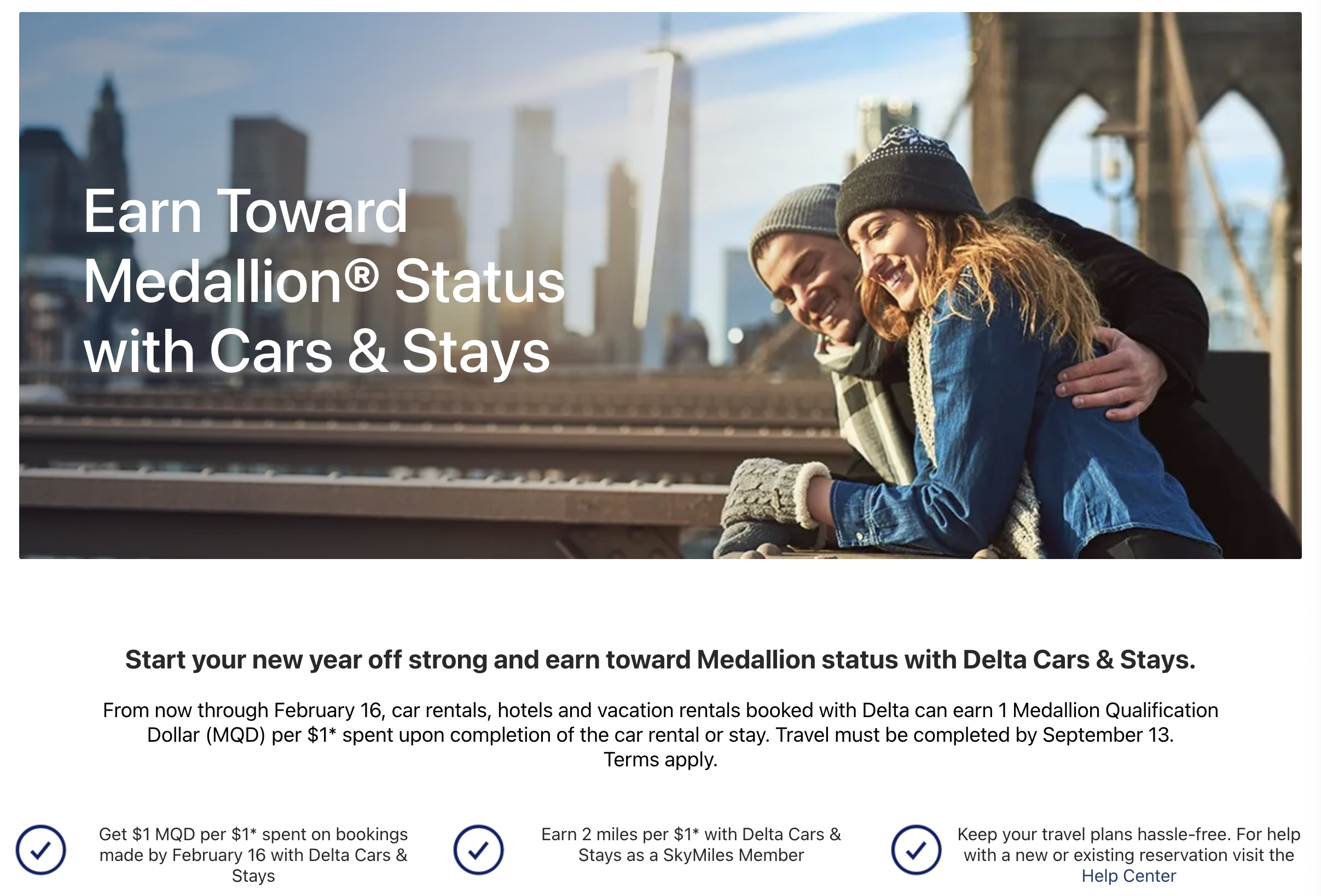Delta MQD promo banner.