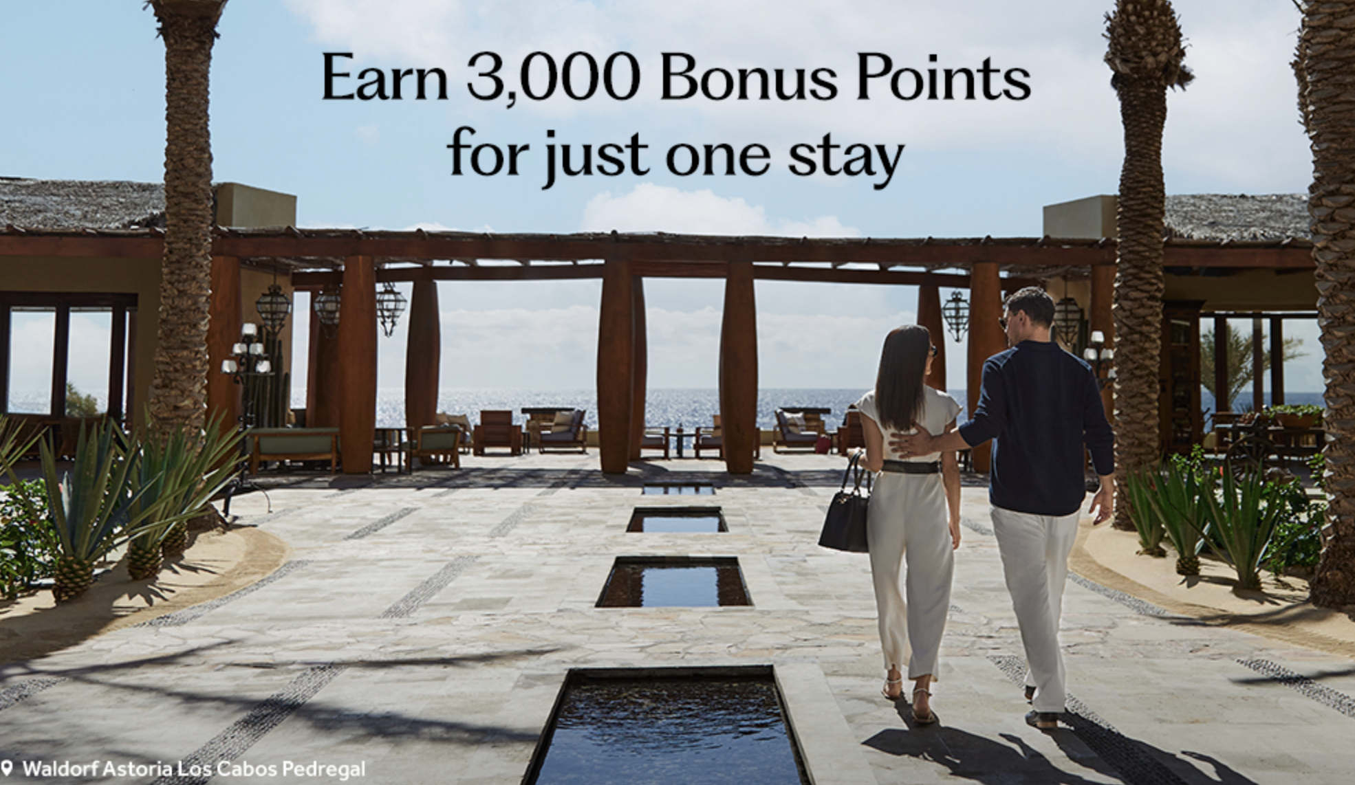 Hilton targeted promo for 3k bonus points on next stay.