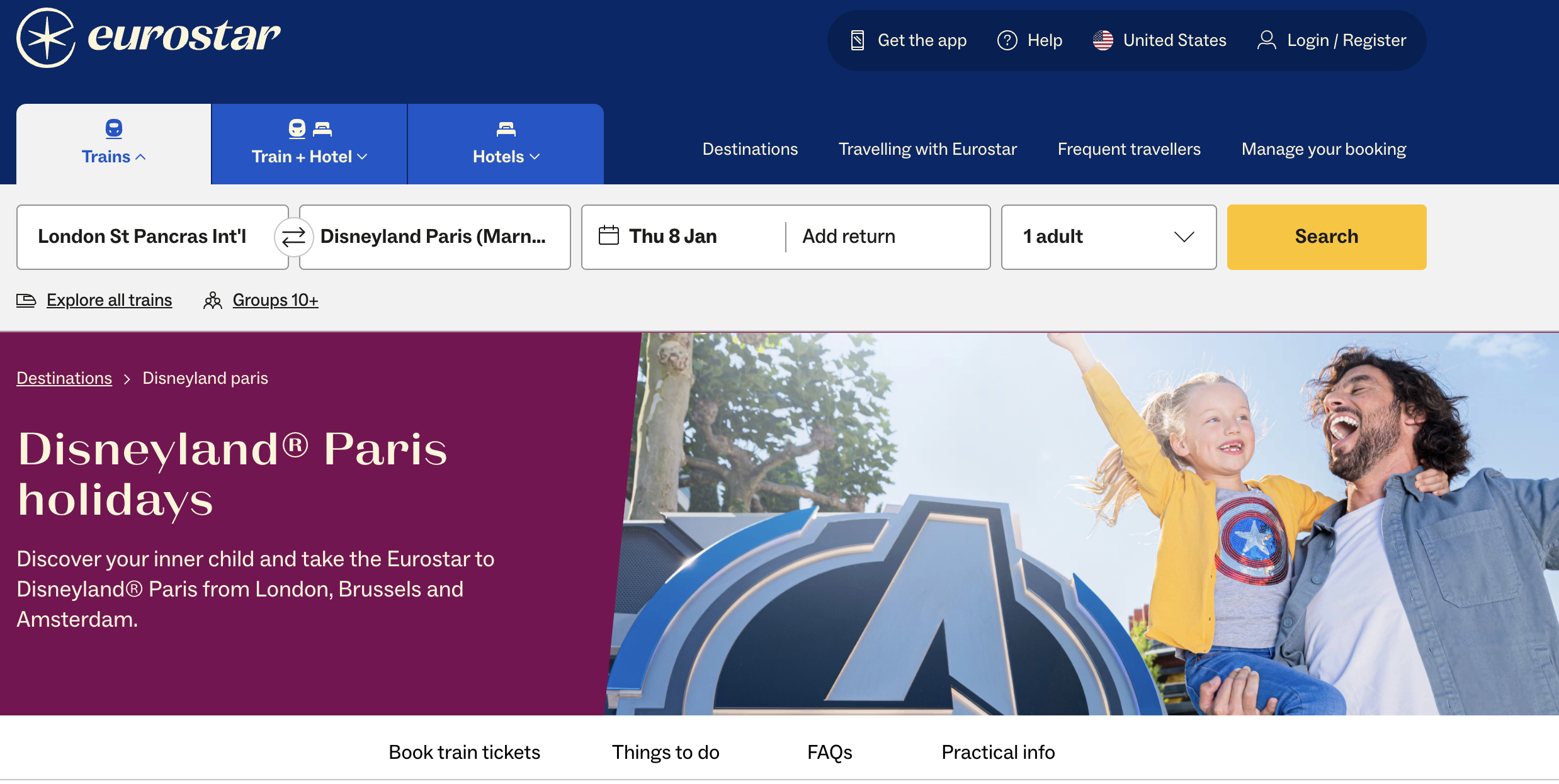 Eurostar from brussels ad