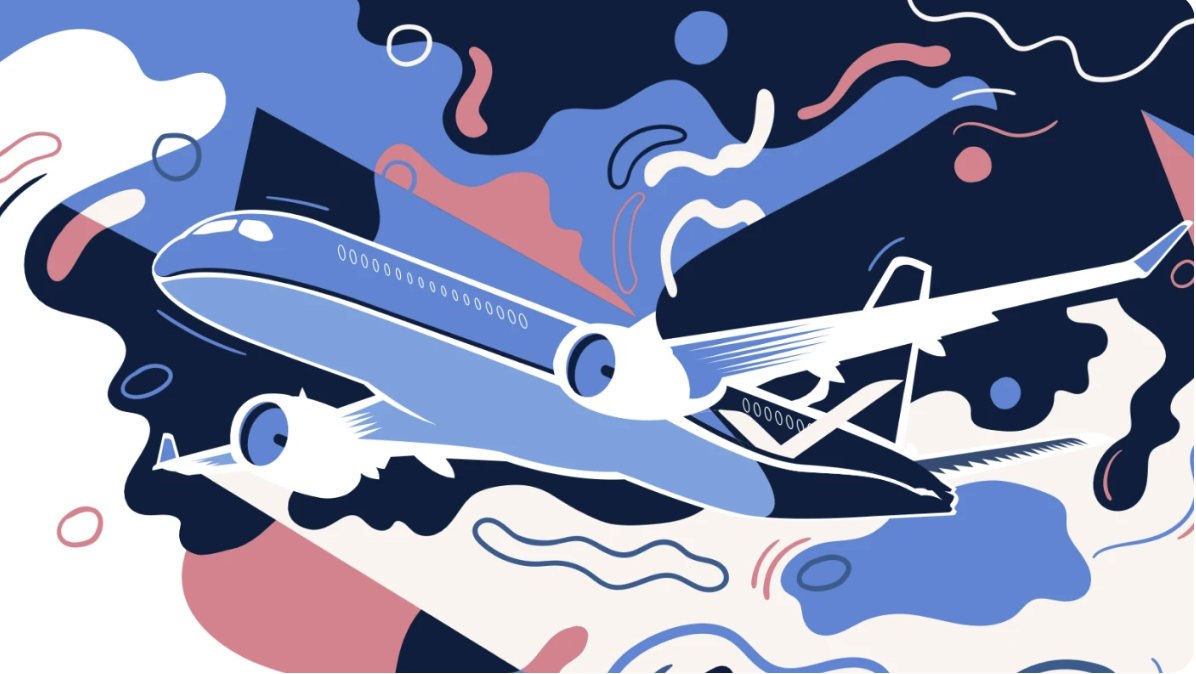 Illustration of a Breeze plane