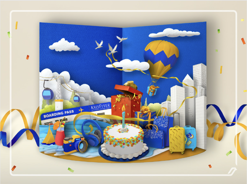 Singapore Airlines happy birthday promo