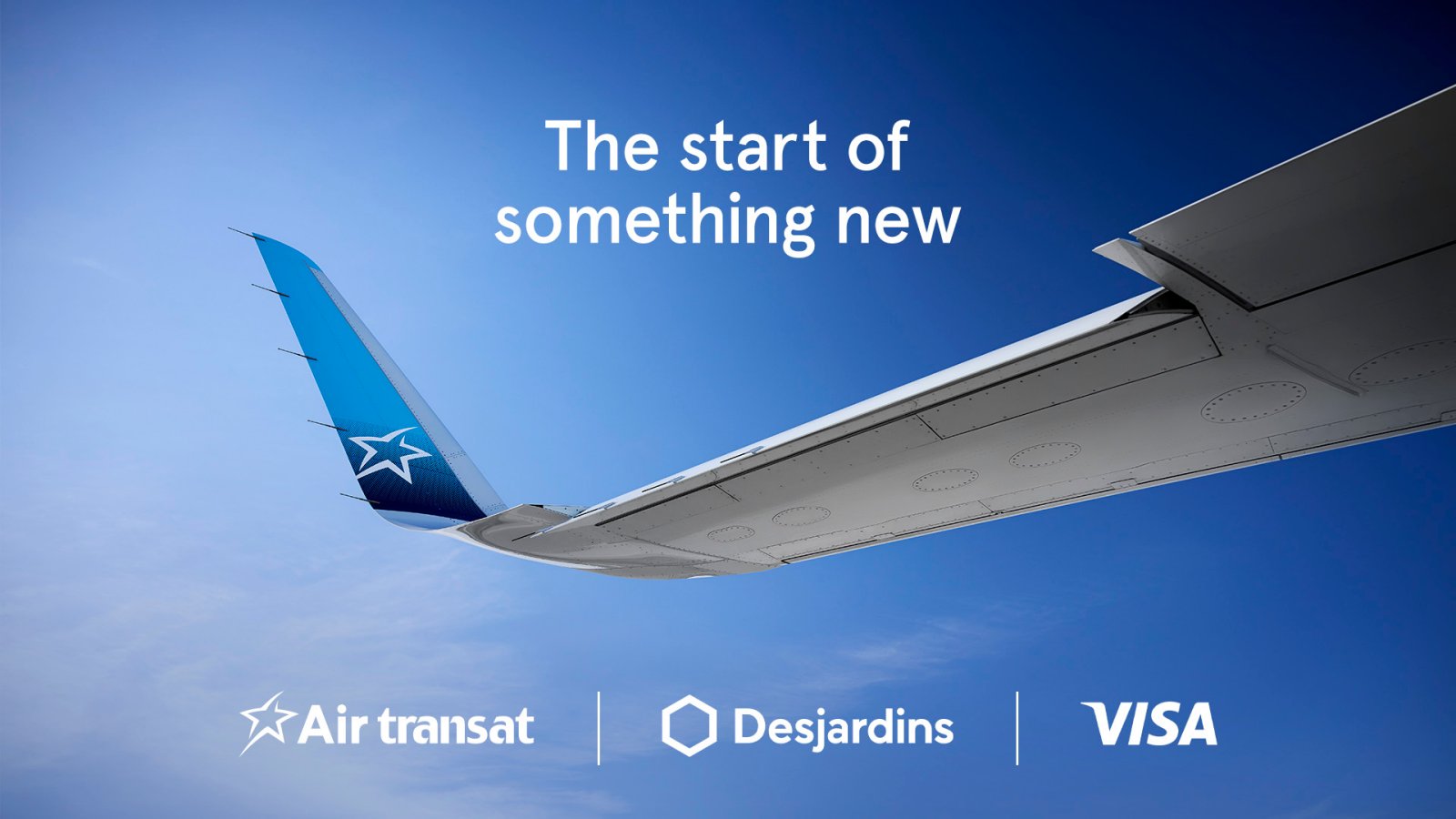 Air Transat new loyalty program teaser banner.