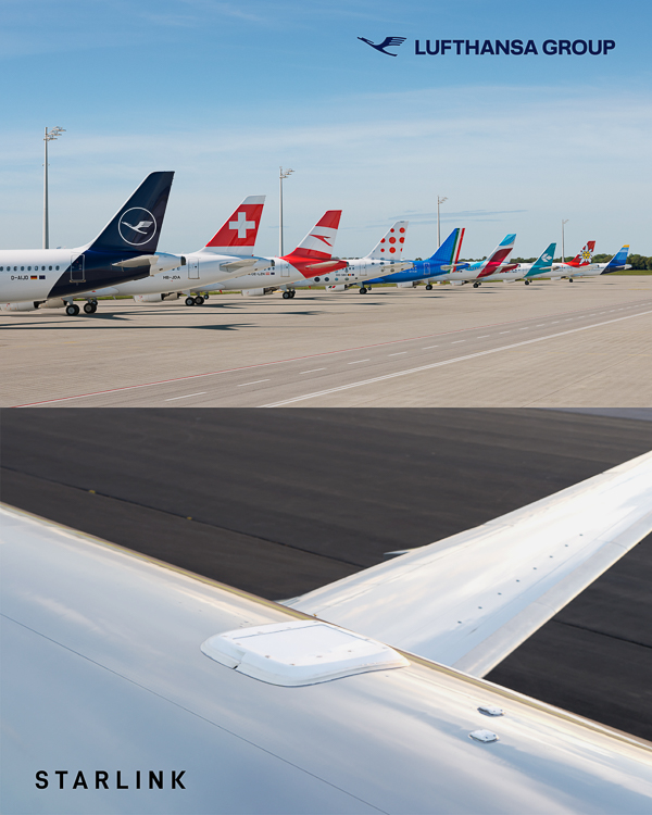 Lufthansa Group Starlink Announcement