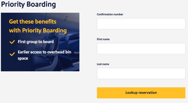 Southwest Priority Boarding