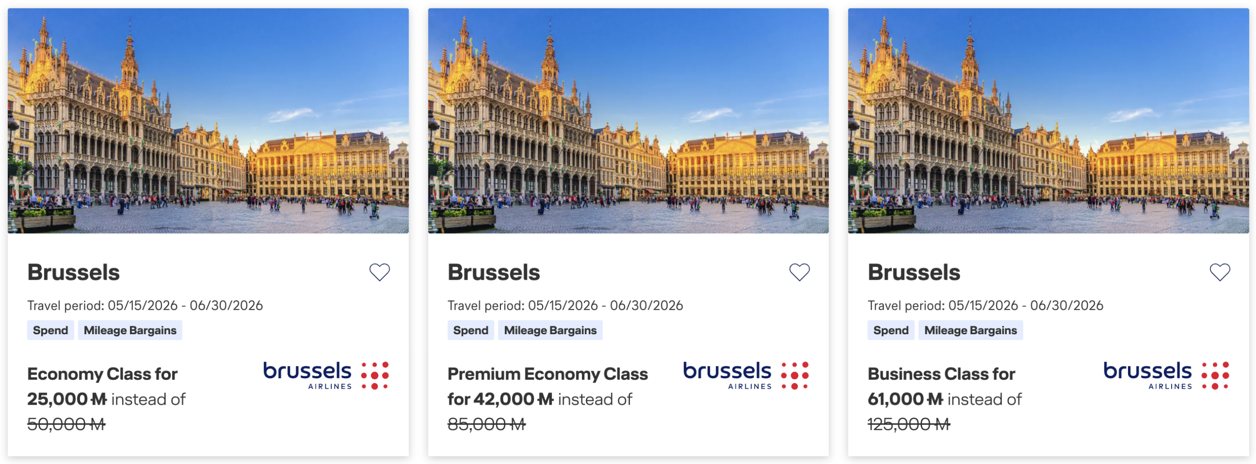 Mileage Bargains for February 2026