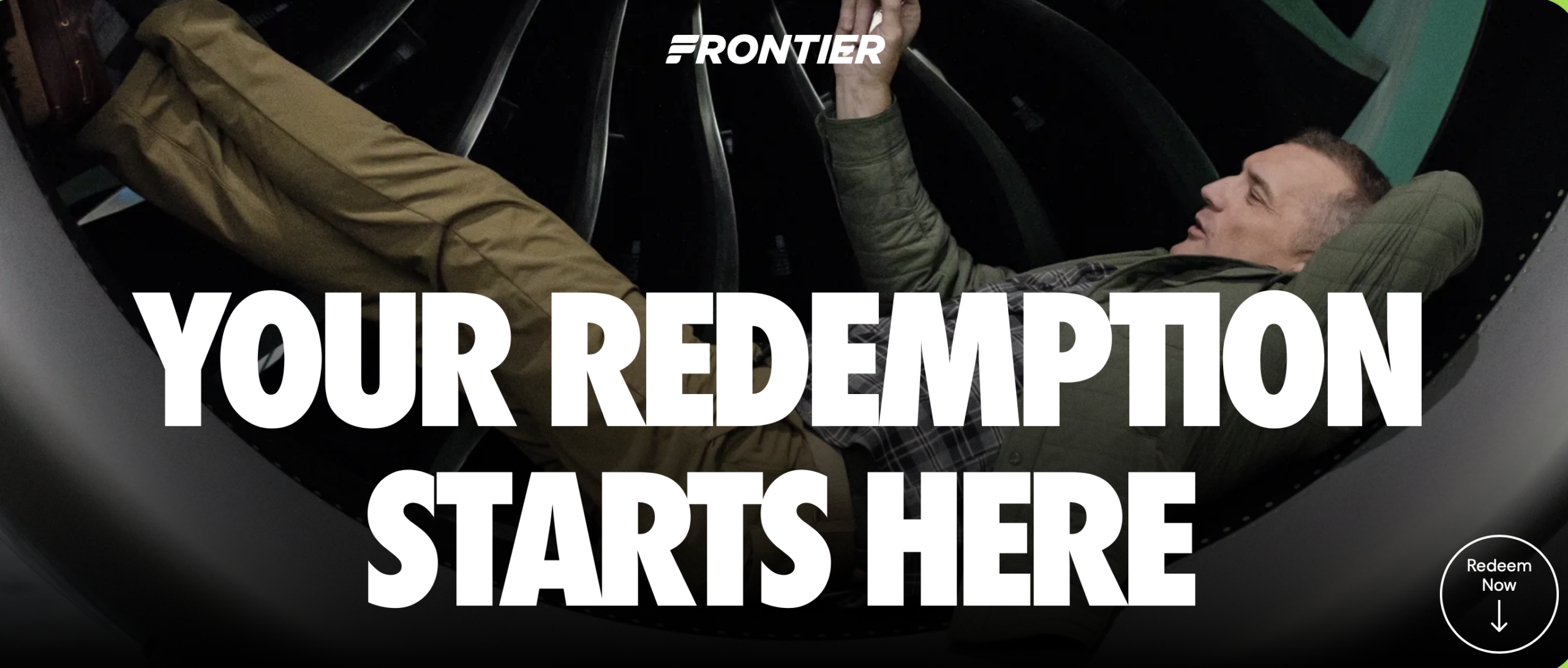 Frontier The Big Redemption promotion banner