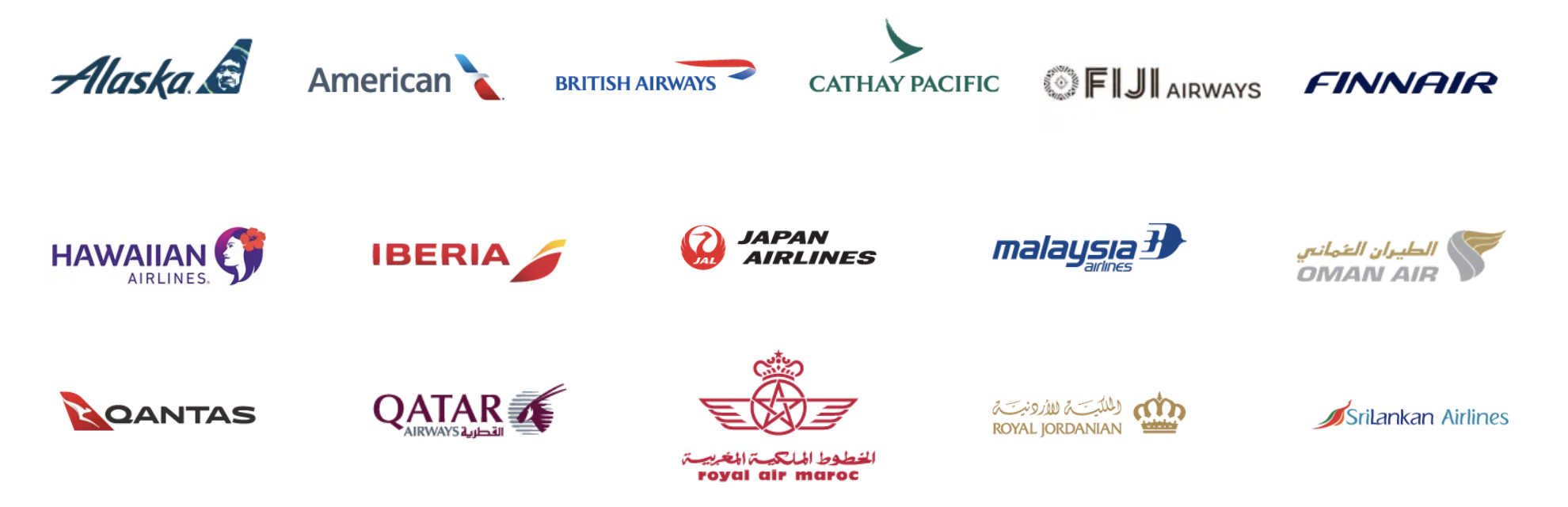 Oneworld member airlines