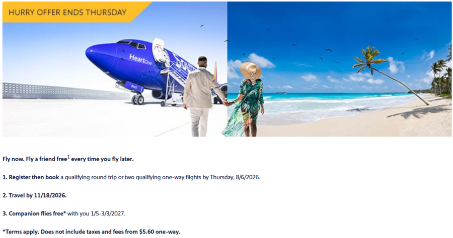 Southwest Companion Pass promotion details