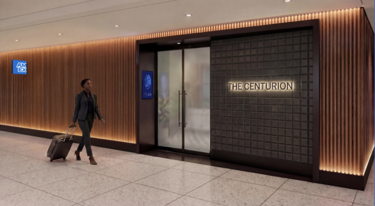 Rendering of the Boston Centurion Lounge