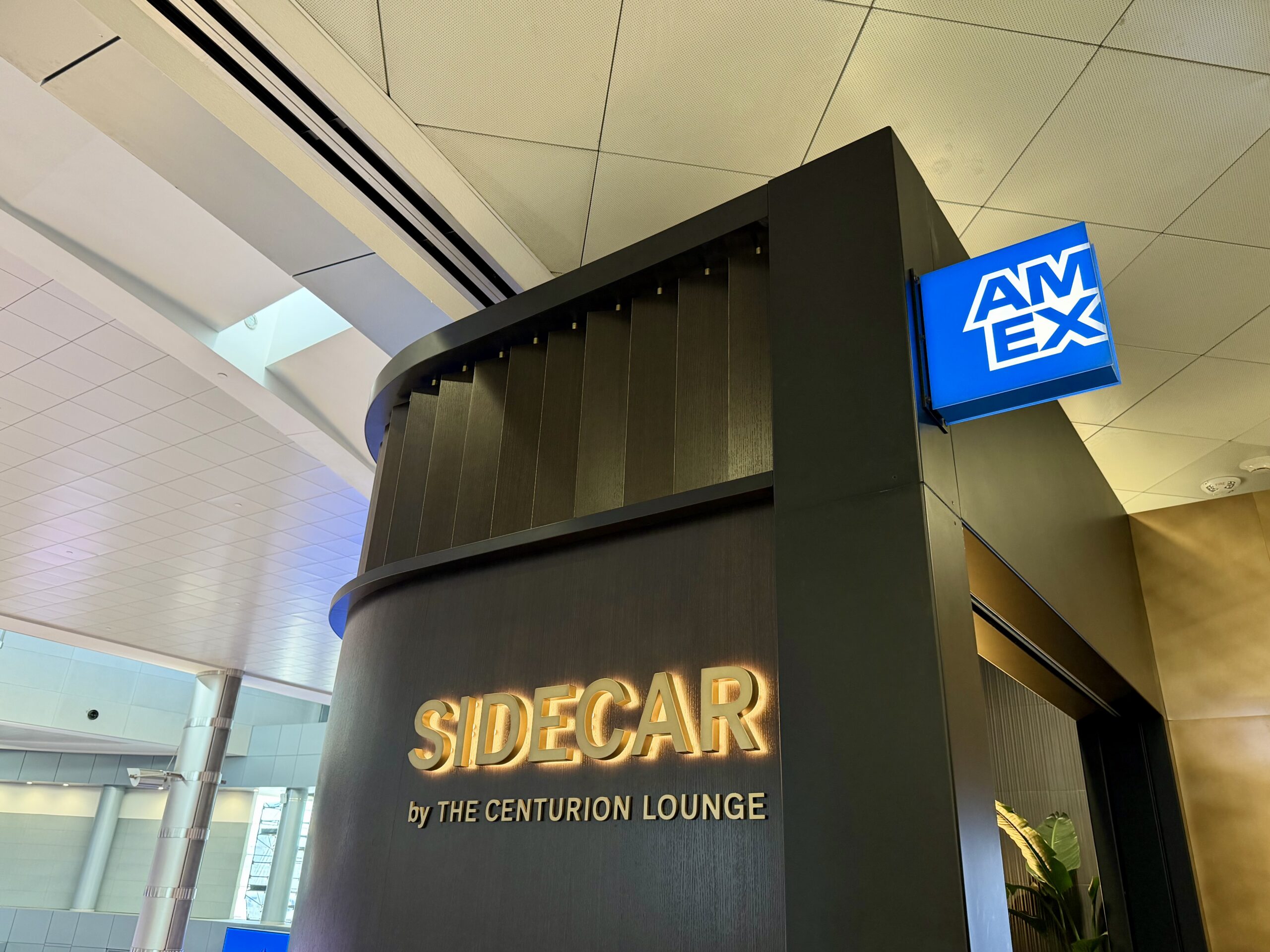Amex Sidecar Las Vegas entrance.