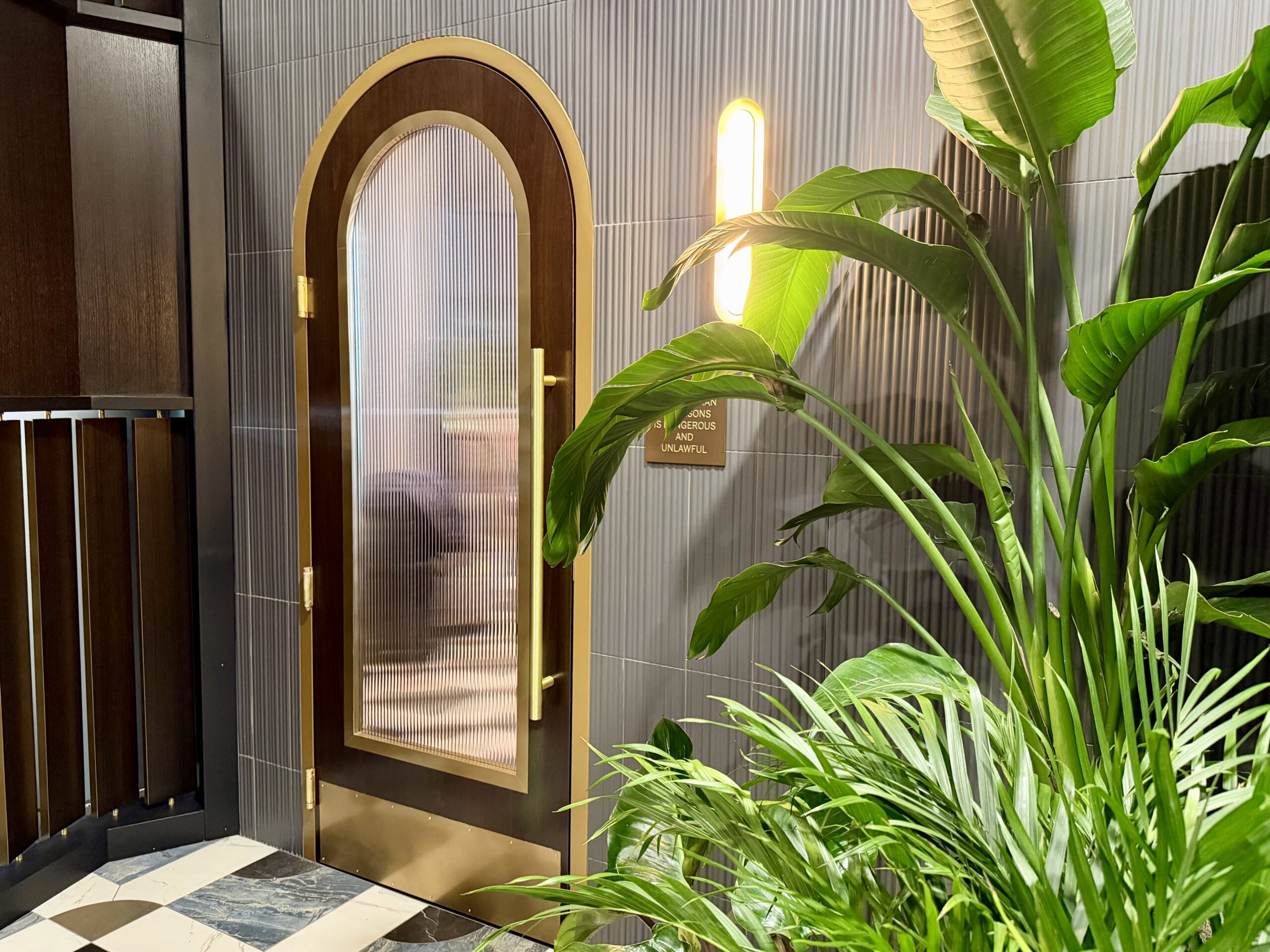 Amex Sidecar Las Vegas entry door.