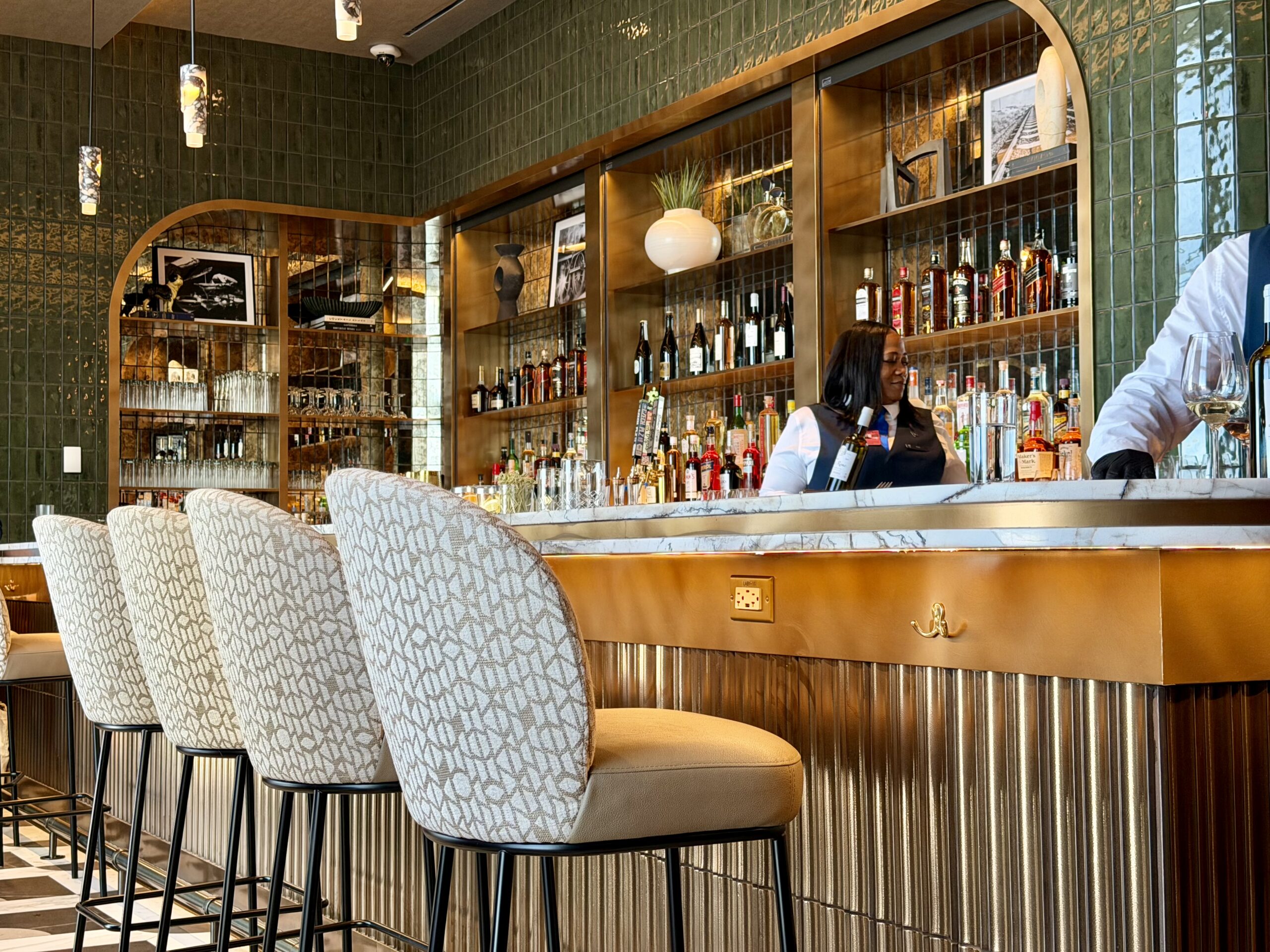 Barstools at the Amex Sidecar Las Vegas