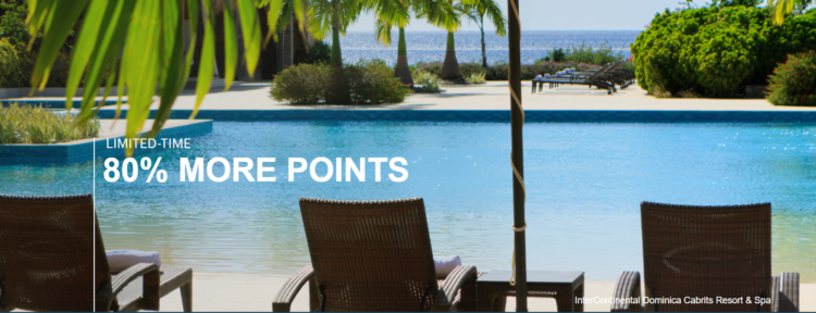 Banner image for buying IHG points with an 80% bonus