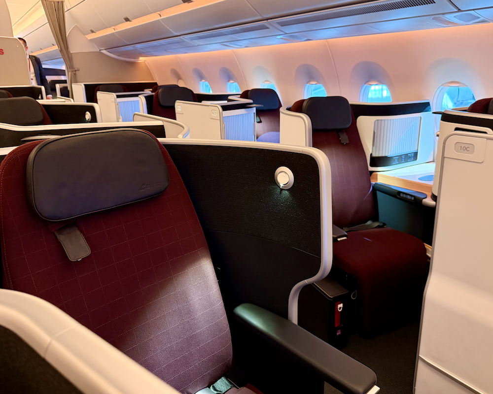 SWISS A350 business class