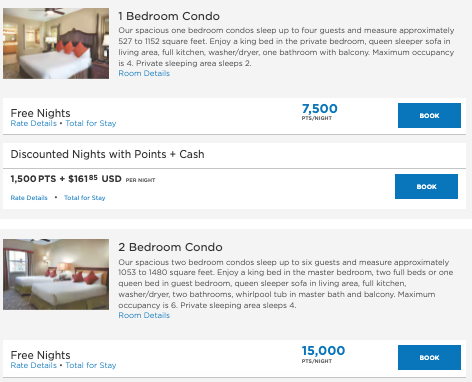 Screenshot of Wyndham Vacation Clubs