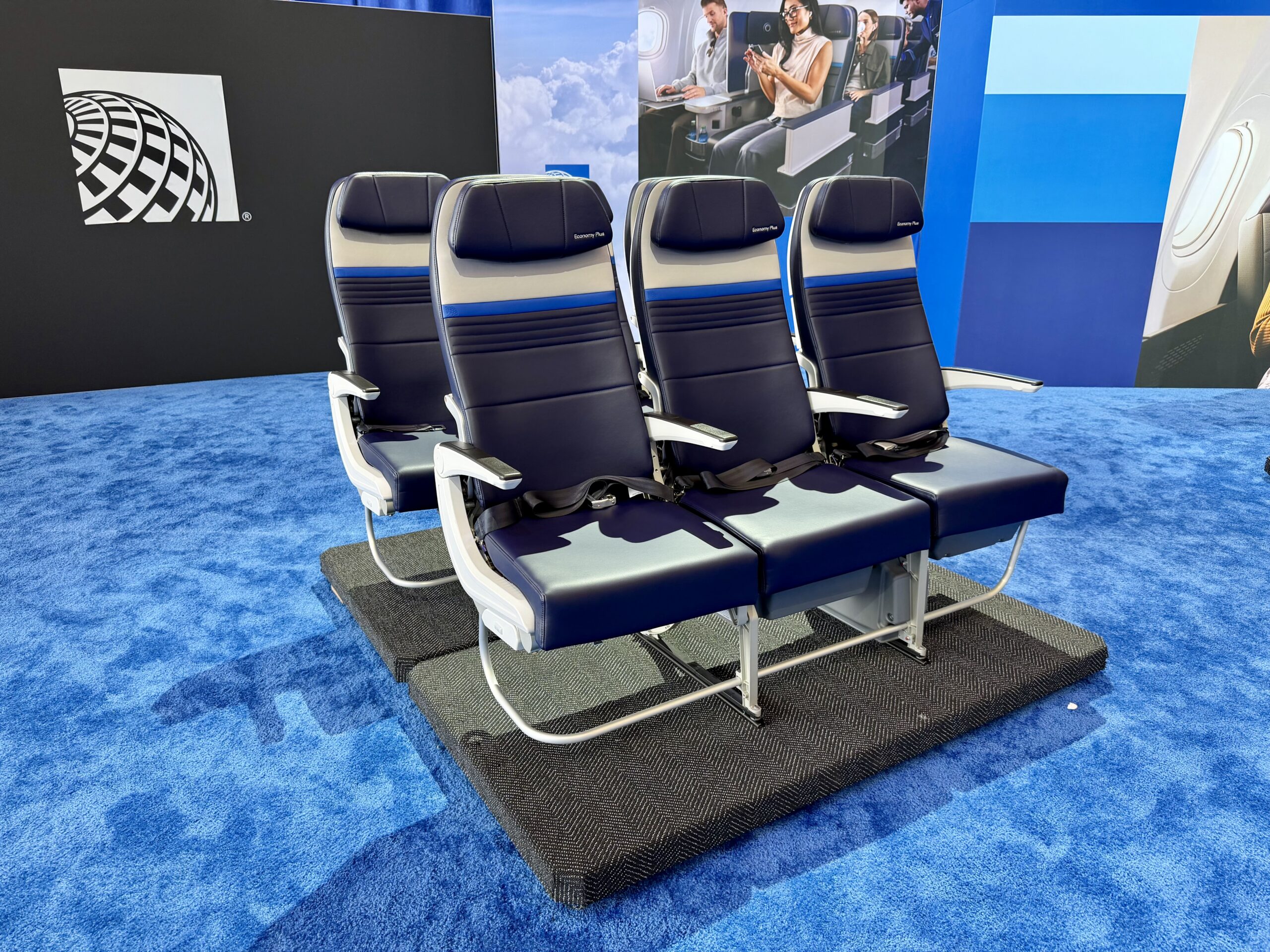 United A321 economy seats.