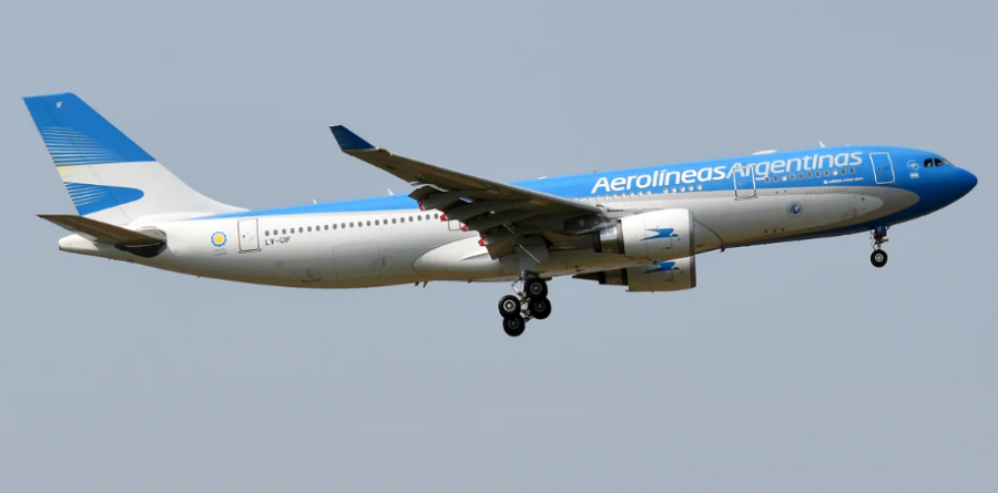 Aerolineas Argentinas airplane
