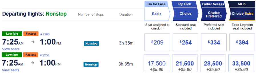 Denver to Orlando booked through Southwest.