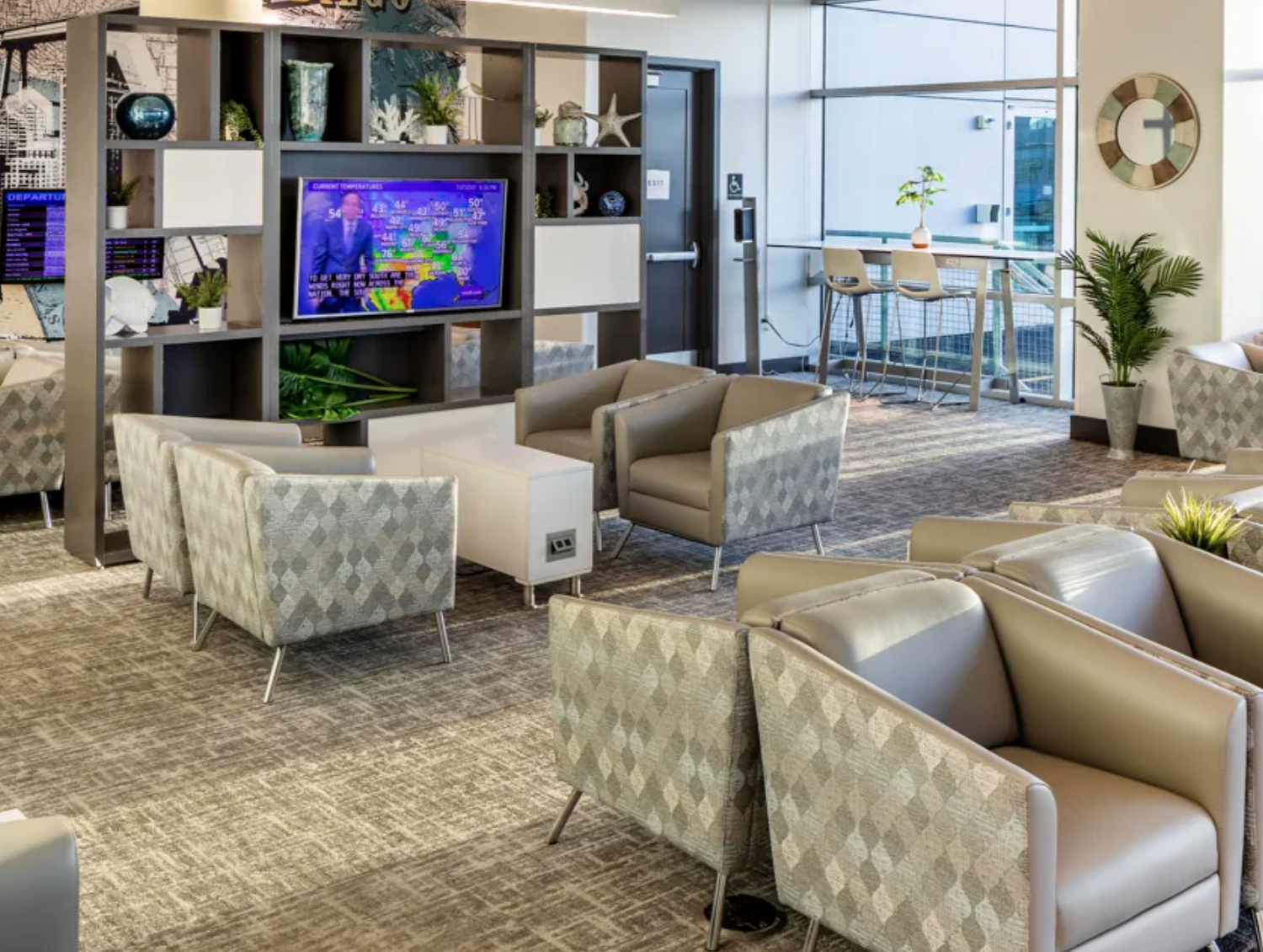Aspire Lounge at SAN. 