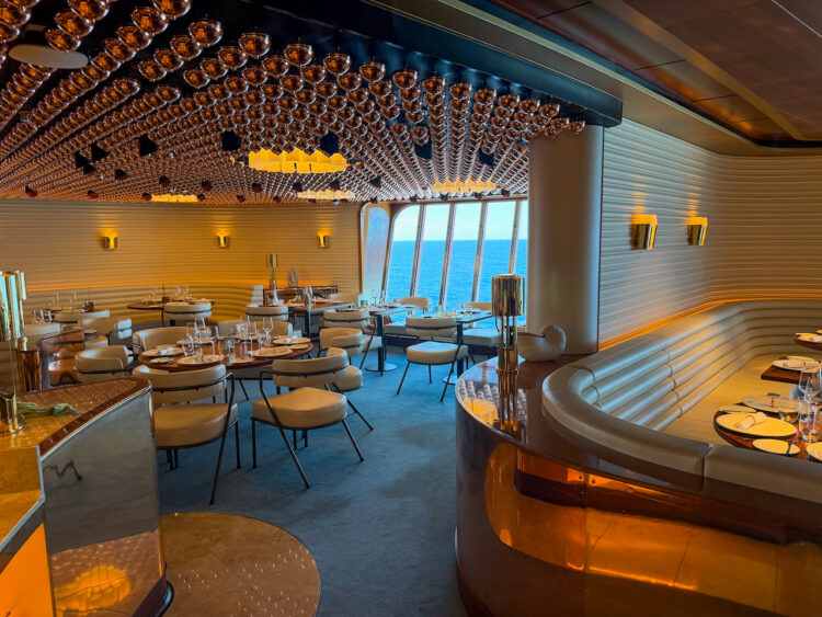 The Wake restaurant aboard Virgin Voyages Brilliant Lady