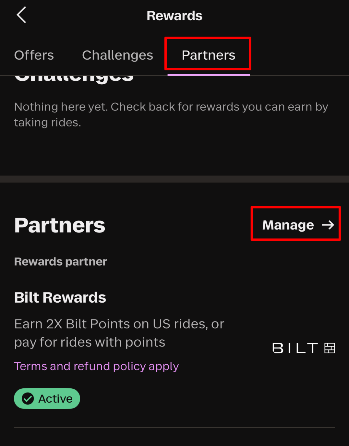 Earning Lyft points with airline and hotel partners