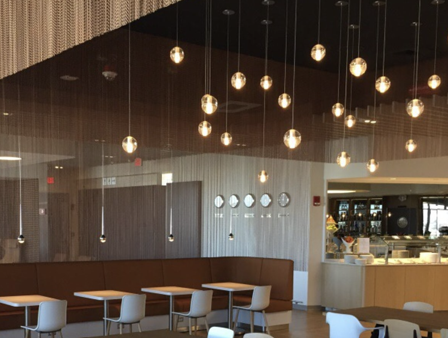 Lufthansa Lounge at BOS. 